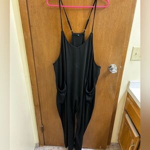 Shein Black Lounge Jumpsuit